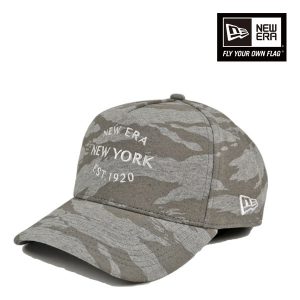 ニューエラ・9FORTYキャップ・Aフレーム・スウェット・グレーカモ柄/NEW ERA