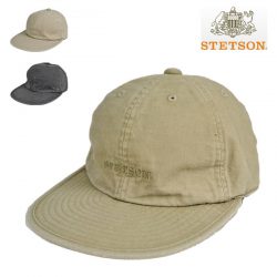 ステットソン・オーバーダイコットン6方キャップ/STETSON