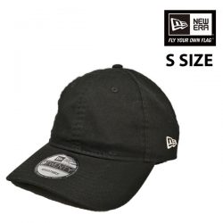 ニューエラ 9TWENTY スモール クロスストラップ ウォッシュドコットンベーシック 黒
